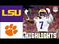 LSU Tigers vs Clemson Tigers Full Game Highlights ESPN College Football