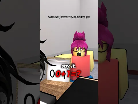 When Only Dumb Kids Are in Class pt5: #shorts #short #memes #roblox