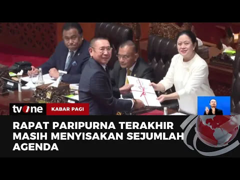 Momen Rapat Paripurna Terakhir DPR Periode 2019-2024