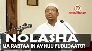 nolasha marabtaa inay kuufududaato