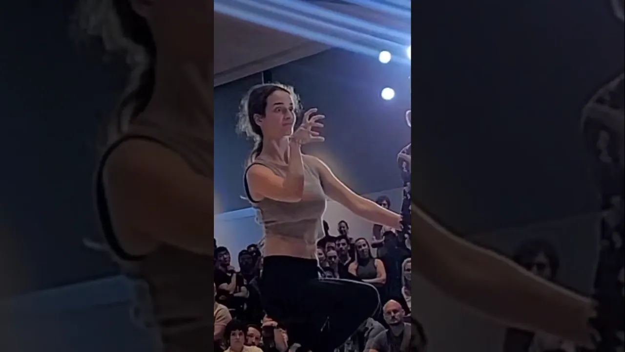 Performing to a song we don't know 😅 #improv #westcoastswing