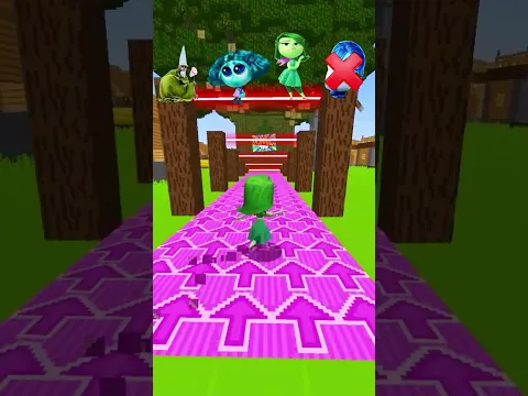 Inside Out VS Laser 🤔🔥 #shorts #minecraft