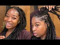 TWO STRAND TWIST ON LOCS RETWIST MY LOCS WITH ME