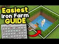 Easiest Iron Farm Minecraft Bedrock 26 1 2026