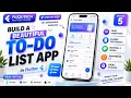 Build a Beautiful To-Do List App in Flutter CRUD SharedPreferences Tutorial