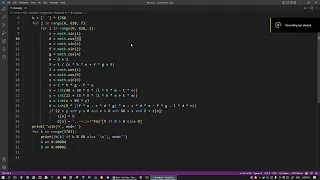 A spinning donut in Python