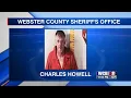A man is behind bars in Webster County facing several charges