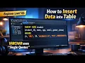 How to Insert Data into a Table in SQL INSERT INTO Statement Explained for Beginners Practical