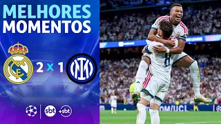 REAL MADRID 2 X 1 INTER - MELHORES MOMENTOS | CHAMPIONS LEAGUE
