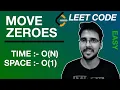 Move Zeros to the End of the Array Hello World Programming Logic Easy Explained in Hindi