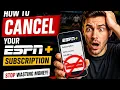 How to cancel your ESPN Plus subscription