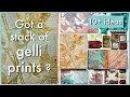 Creative Ways to Use your Gelli Prints DIY Home Decor Gifts and Upcycling Ideas