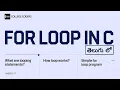 For Loop in C in telugu Looping Statements in C C Language Tutorial