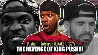 pusha t infrared drake diss daytona reaction 