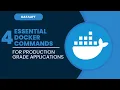 Essential Docker Commands for Containers and Images Docker Tutorial for Beginners
