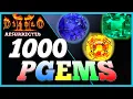 Rerolling Grand Charms w 1000 Perfect Gems - Diablo 2 Resurrected Season 3