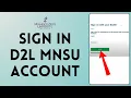 How to Login D2L MNSU Account 2024 Sign Into MNSU Account EASY