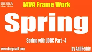 Spring with JDBC Part - 4