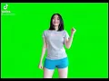 Mentahan Green Screen Cewe cantik goyang.