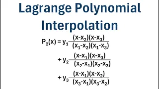 Lagrange Polynomial Interpolation Step-by-Step Example