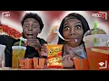 TRYING VIRAL TIKTOK FLAMMIMG HOT KOREAN CORN DOGS