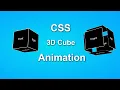 3d Animated Cube Using HTML and CSS HTML CSS CodeEra