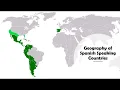 geography of Spanish speaking countries maps