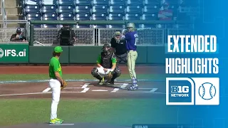 Washington at Oregon EXTENDED HIGHLIGHTS 2026 Big Ten Baseball Tournament 2026