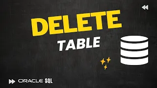 How to DROP table in Oracle Database Delete Remove table from Database Oracle Live SQL
