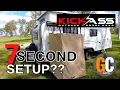 KICKASS Shower Tent - A simple setup