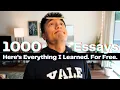 I Edited 1000 College Essays Here s What Actually Works