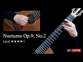 (Chopin) Nocturne Op.9, No.2 - Guitar Lesson + TAB