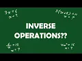 Inverse Operation Examples - Solve for x