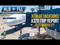 Trip Report JetBlue A320 JetBlue Vacations Livery Albany ALB to Fort Lauderdale FLL Economy