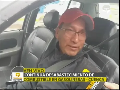 Continúa desabastecimiento de combustible en gasolineras - Cuenca