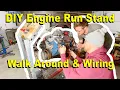 DIY Engine Run Stand Wiring And Walk Around Garage Upgrades