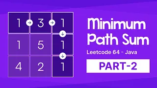 Minimum Path Sum - Leetcode 64