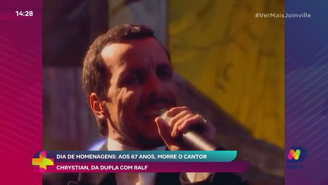 Dia de homenagens: aos 67 anos morre o cantor Chrystian da dupla com Ralf