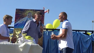 Нагородження учасників футбольного матчу Аліканте 2018 