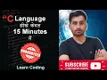 Learn C Language in 15 minutes Start Learn Coding VITXPERT VIKAS SAINI