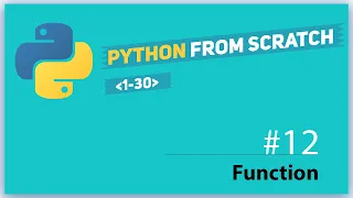 python lesson 12 function