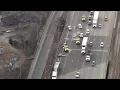 Sheet metal blocks I - lanes after semi crash in Chicago shows