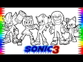 SONIC 4 All Characters Coloring SONIC Characters SONIC the Hedgehog 4
