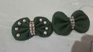 من قطعة قماش اعملى احلى توكه شعر للبنات 