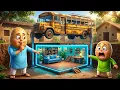 Aalu Made A SECRET Room in His Bus Vegetable Cartoon Kids Stories in Hindi