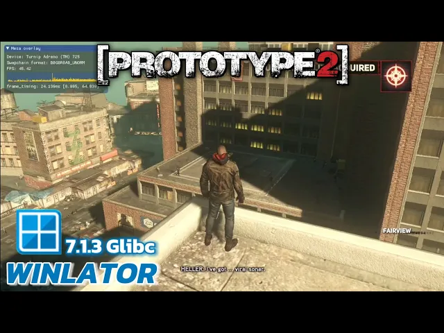 Winlator Glibc (Afei) - Gameplay Prototype 2 (Windows) On Android