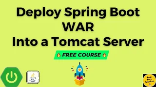 How To Deploy a Spring Boot Project Into a Tomcat Server Project Deployment JavaTechSolutions