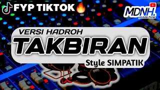 Download TAKBIRAN VERSI HADROH STYLE SIMPATIK MP3