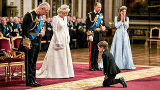 Silence Fell as Prince Louis Bowed His Head Even the Monarch Was Speechless - See What Happens Next