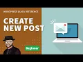 How to add a new Post in WordPress